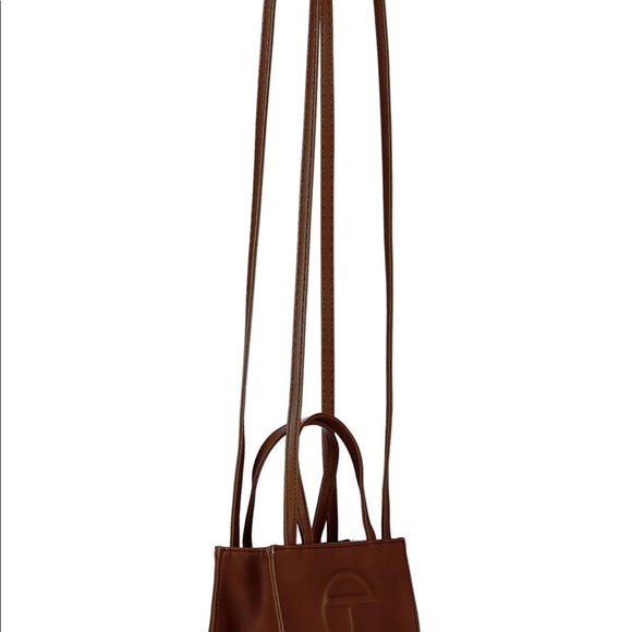 TELFAR shopping bag small brown - Picture 3 of 4